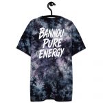 BANNOU TS Black Storm – Premium Oversized Tie-Dye Tee