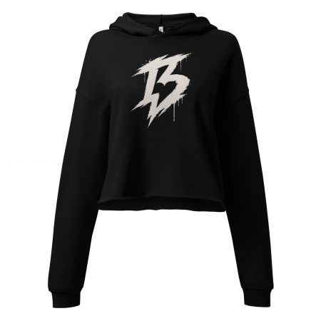 Crop Hoodie Femme BANNOU – Cœur Pur