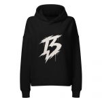 BANNOU Women’s Crop Hoodie – Cœur Pur Edition