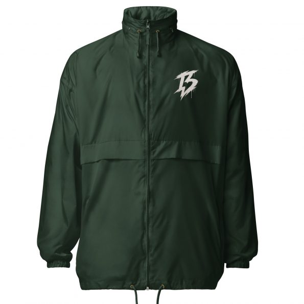unisex-basic-windbreaker-forest-green-front-6a6ca1625e847.jpg