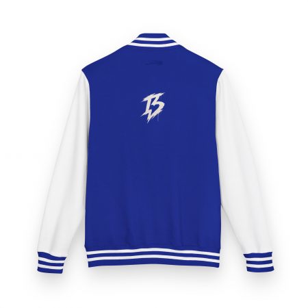 BANNOU COLLECTION – Heavyweight Letterman Jacket | Blue & White Varsity Jacket